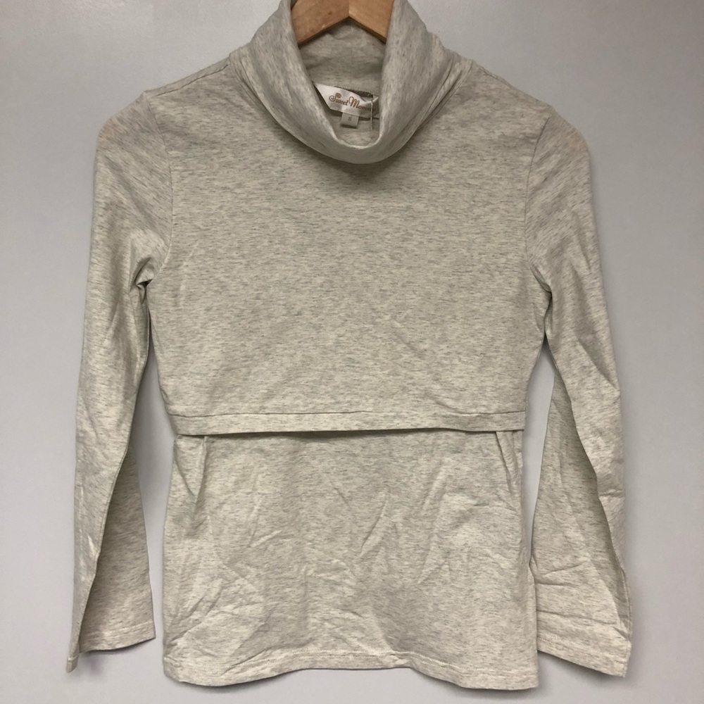 NWT Sweet Mommy Small Nursing Long Sleeve Shirt